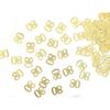 180PCS 80th Birthday Confetti Gold Glitter - 80th Party Supplies,80th Birthday Party Decorations,80th Birthday confetti,Adult Party Glitter 80th