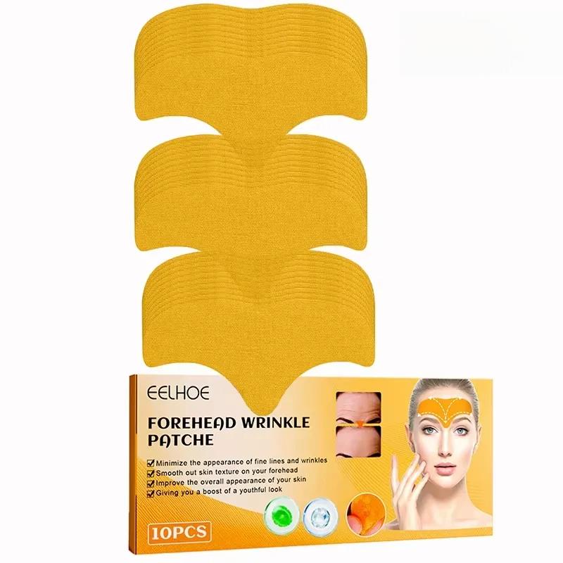 EELHOE 10pcs Forehead Wrinkle Patches Anti Wrinkles Facial Patches Natural Forehead Line Removal Gel Patch Face Skin Patch