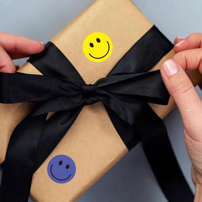 500 Stück Bunte Smiley-Gesicht Aufkleber Rolle 1 Zoll Niedliche Glückliche Emoji Belohnungsaufkleber für Party Geschenk Dekoration DIY Persönliches Hobby