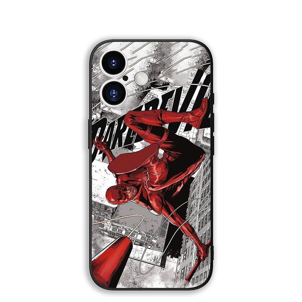 Cover for Apple iPhone 17 16 Plus 13 12 Pro Max Mini X XR Xs ProMax 16E 15+ 17+ Air Phone Case Poster Daredevil Marvel