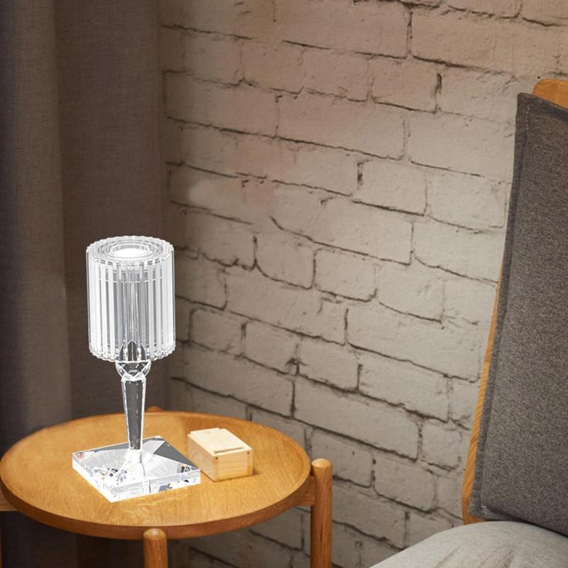 Crystal Desktop Lamp Epoxy Resin Mold DIY Table Lampshade Silicone Mold Warm White Light Sheet Pen Holder Mould