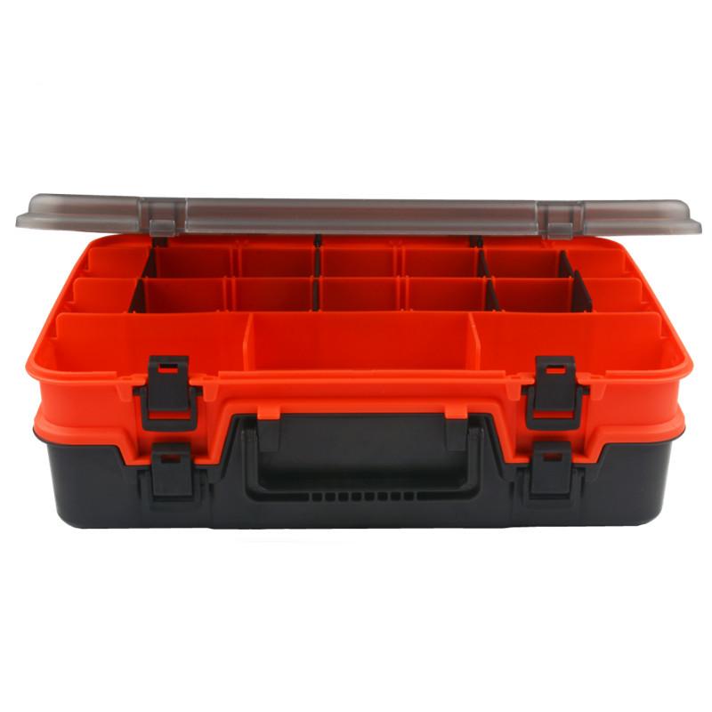Large Double-Layer Portable Lure and Tool Box: Multifunctional Fishing Gear and Accessories Storage