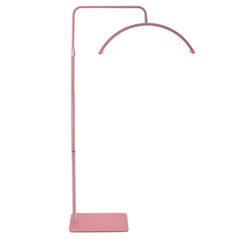 U-Shaped LED Nail Art & Beauty Light with Stepless Dimming, Eye Protection, Floor-Standing, 28-Inch