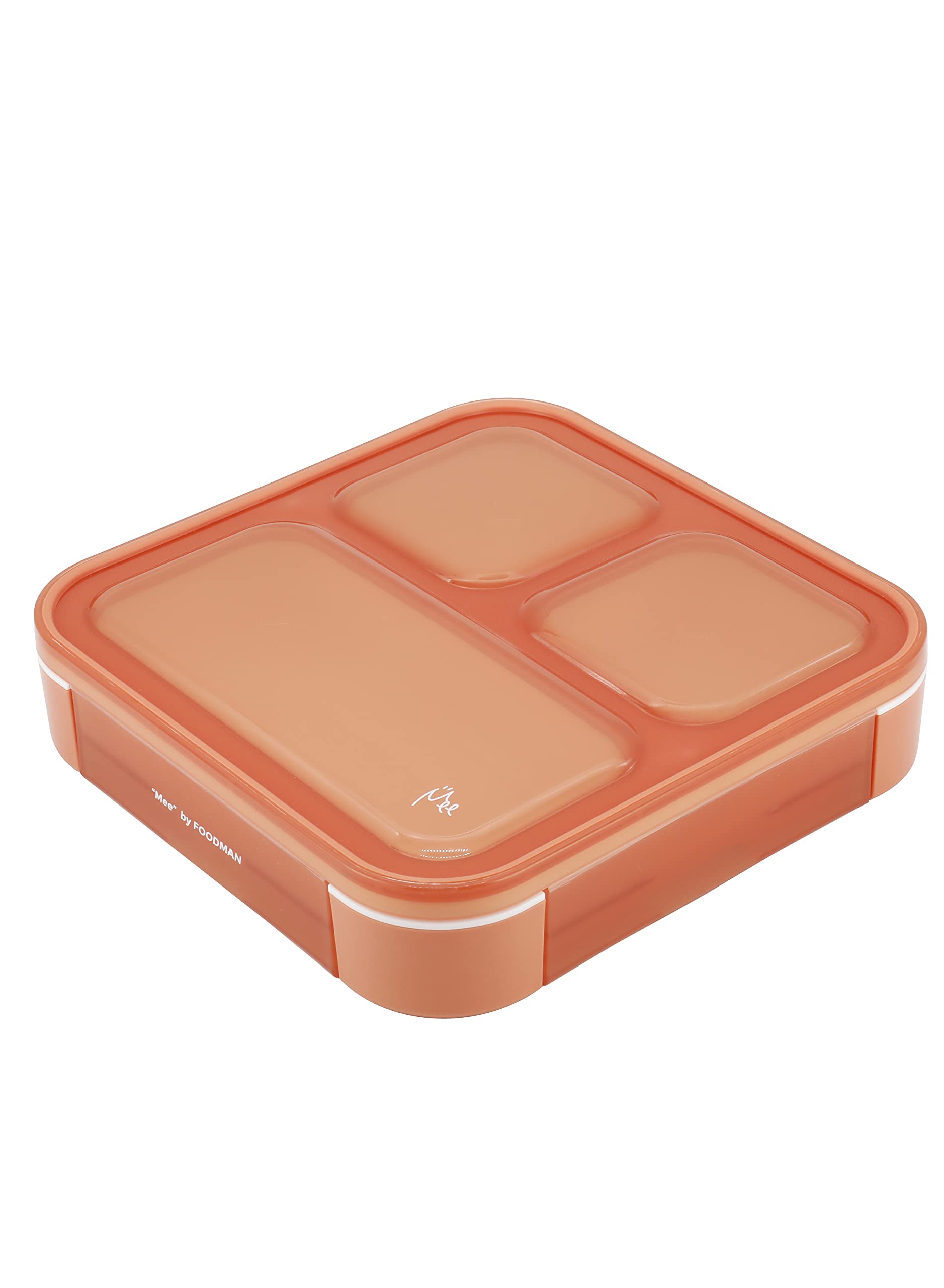 

CB JAPAN Foodman Mee Bento Box, Slim, Upright Storage, Pink, 500ml, Leak-Resistant, Double Sealing, Secured with 4-Point Locking, DSK