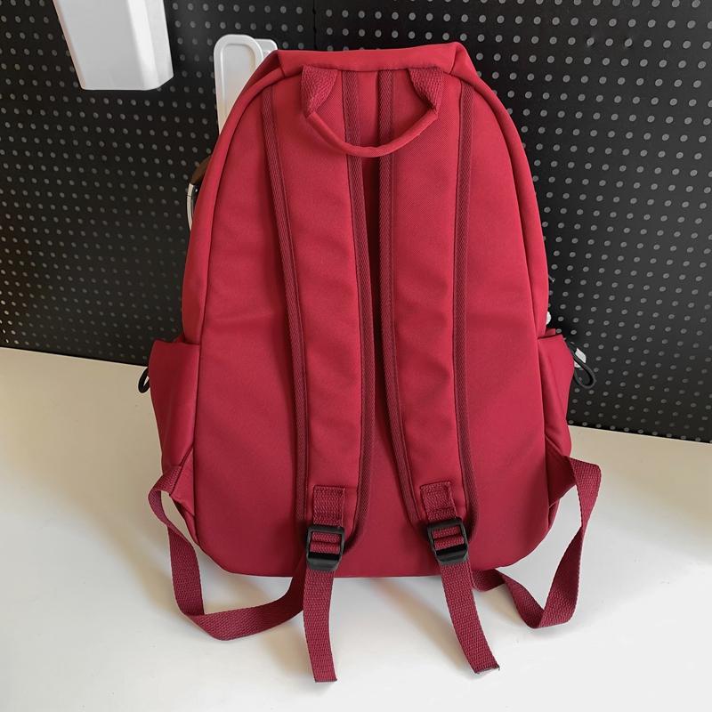 Studentenrucksack, Herren-Sportrucksack, einfarbig, Reiserucksack für Damen und Mädchen