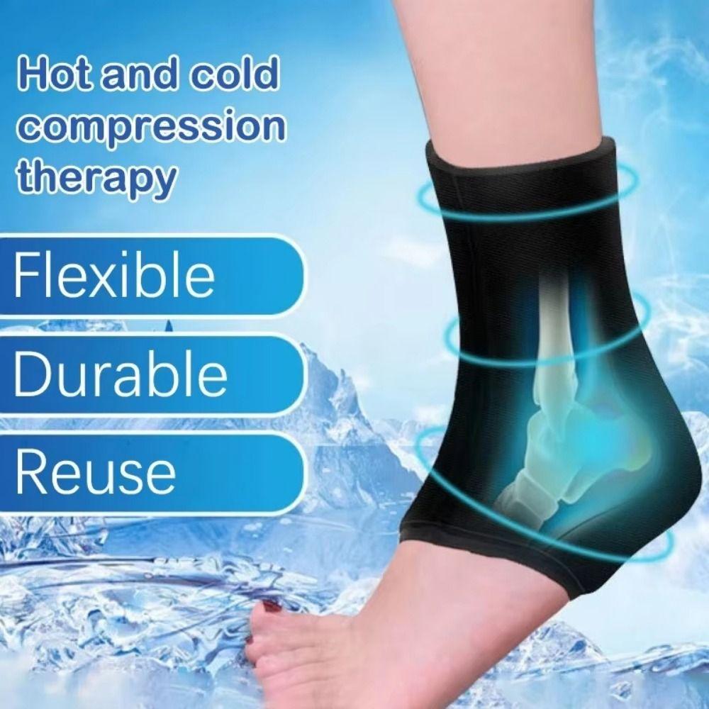 Cooling Solid Gel Ankle Finger Cot Ice Pack Wrist Brace One Size Fits All Gel Ice Ankle  Office