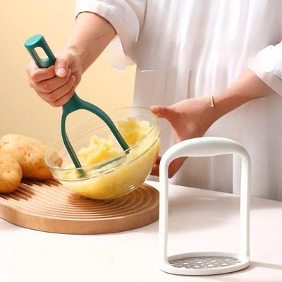 Stainless Steel Potato Masher Manual Garlic Masher Save Effort Food Supplement Tools Mashed Potato Tool Restaurant Kitchen Tools
