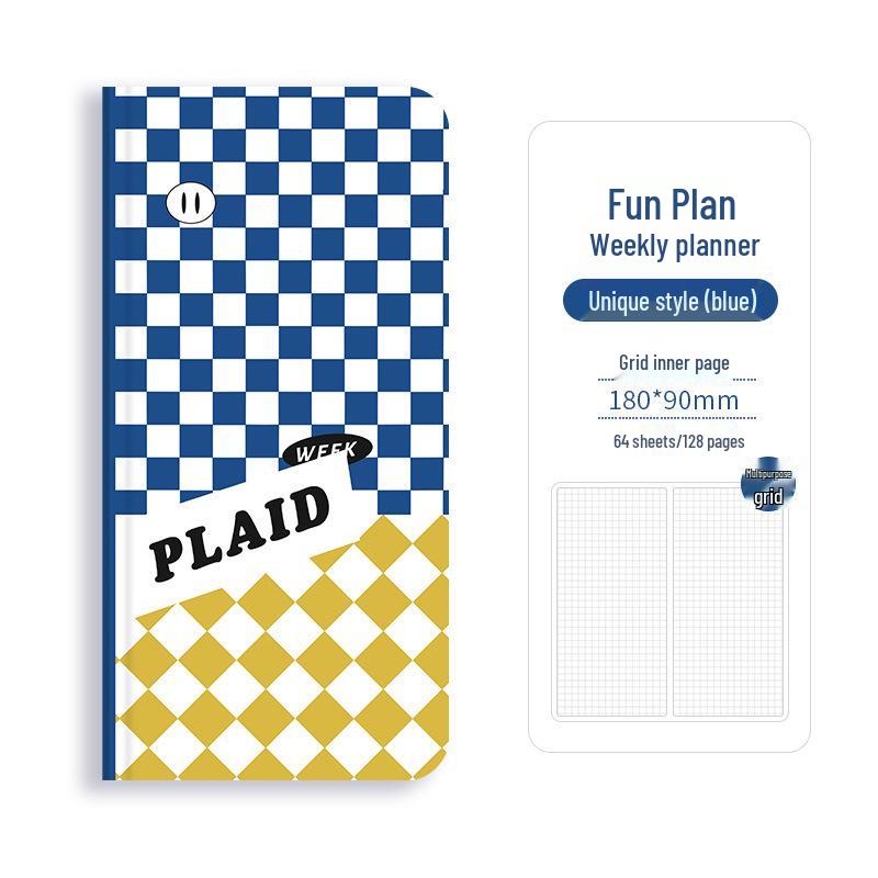 Free Shipping: High-Value Cartoon Student Planner & Grid Journal Diary