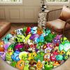Zombie Party  Round Rug for Livingroom,Bedroom, Palyroom, Chair Rug, Area rug, Circle Carpet, Large Size Fan Christmas gift