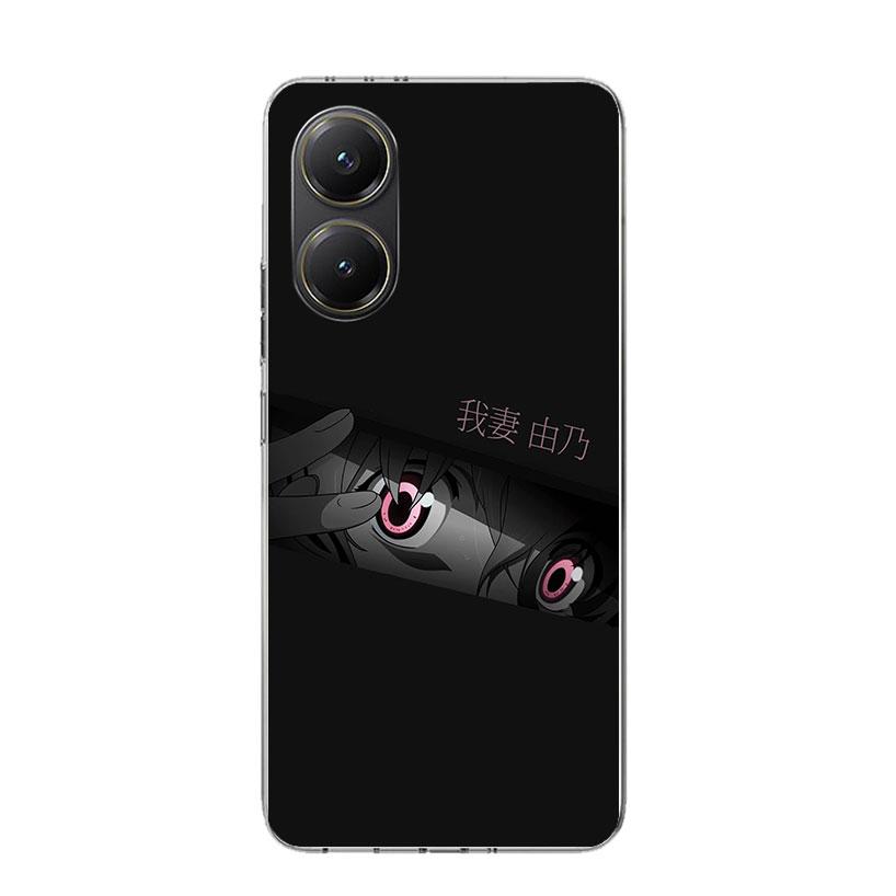 Anime Lovely Girl Eyes Phone Case For Xiaomi Poco X7 X6 X5 Pro F7 Ultra Redmi 15C 15 13 13C 12 12C 10 10A 10C 9 9A 9C 9T Cover P