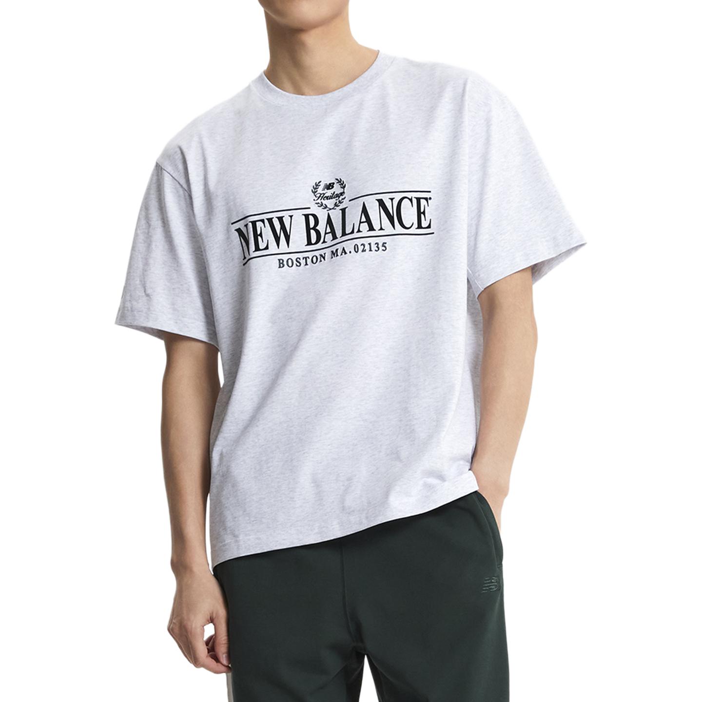 New Balance T Shirt Men s Light Gray NBNEF21473-16 L