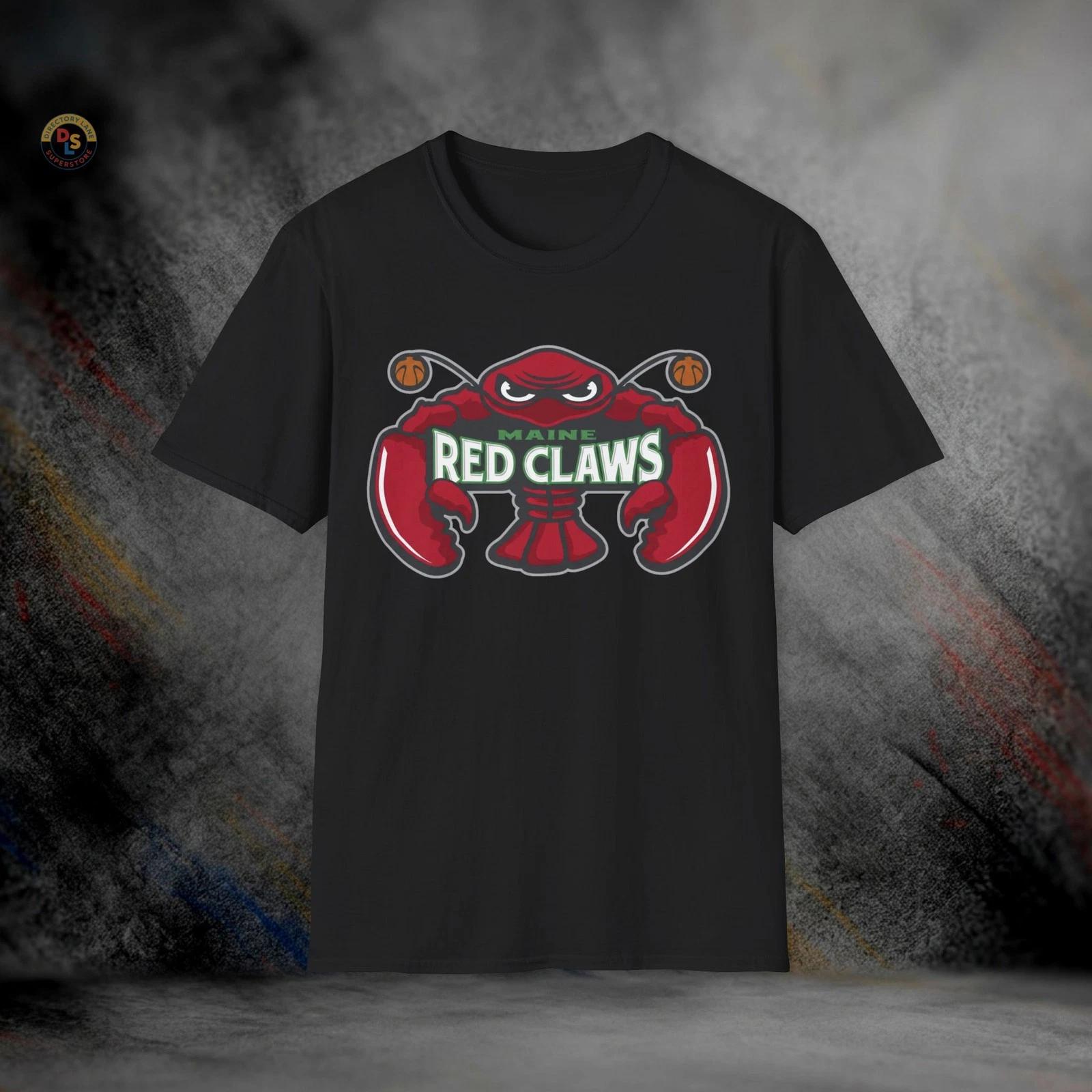 Maine Red Claws Retro Basketball T-Shirt | Softstyle Tee XL