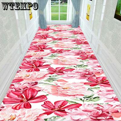 Creatief 3D Tuin Bloemen Tapijt Woonkamer Slaapkamer Gebied Vloermat Modern Bloemenprint Gang Tapijt Vloer Deurmat