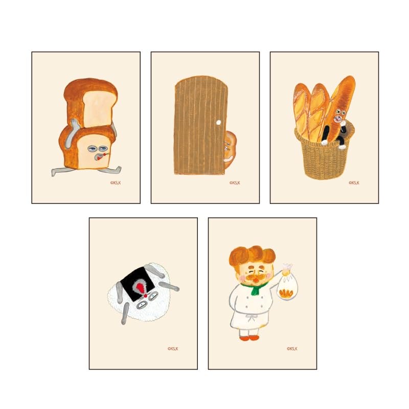 

Bread Thief 01 Official Illustration Canvas Board Mini 5-Piece Box