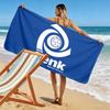 Prosop de Plajă cu Imprimeu KRC Genk, Prosop Mare Moale cu Uscare Rapidă pentru Plajă Camping Piscine