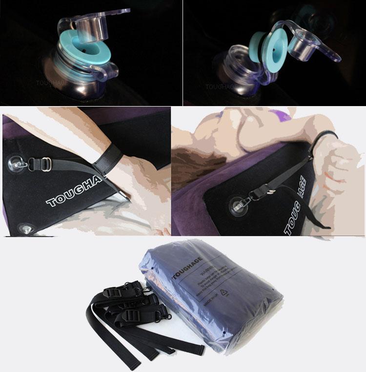 Sexuální pohovka Nafukovací postel Klín Sexy polštář Nafukovací židle Polštář pro milostnou pozici Sexuální vybavení pro páry Erotický nábytek