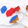 5Pcs Fan Shaped Nylon Hair Watercolor Paint Brush Set for School Painting Drawing Painting Brush Art Supplies