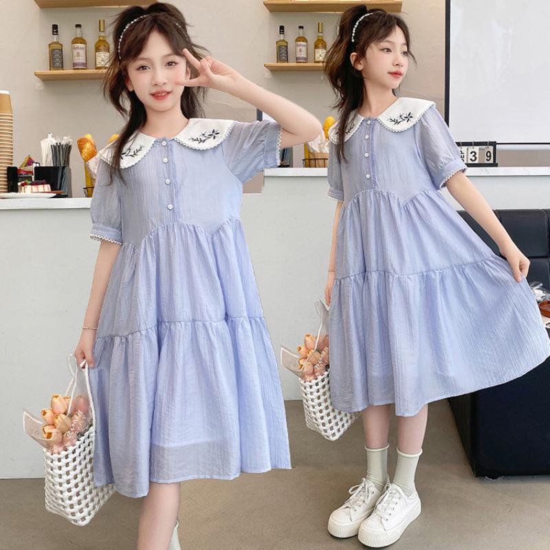 2026 Stylish Girls' Summer Princess Dress for Middle & Big Kids