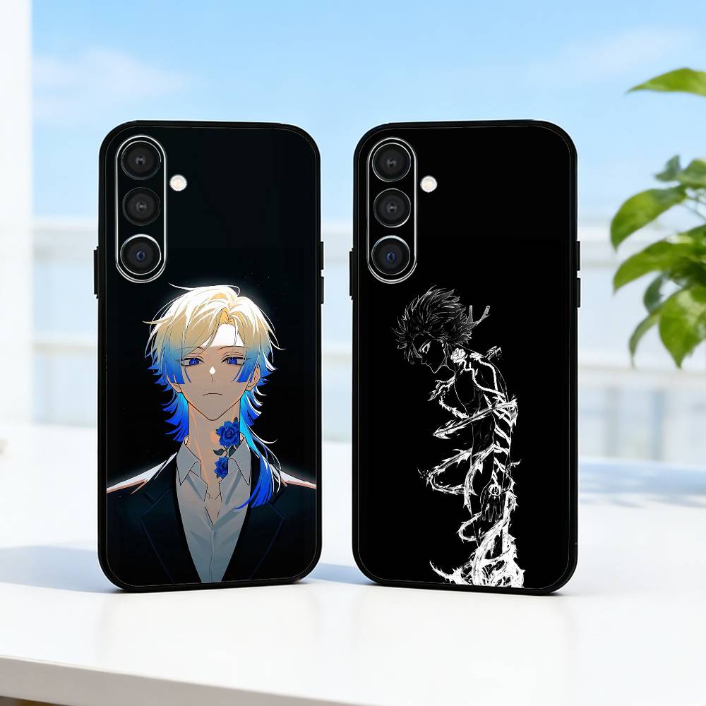 M-Michael K-Kaiser Anime Phone Case For Samsung A73,A21s,A22,A31,A32,A52,A53,A71,A80,Soft Black Shell