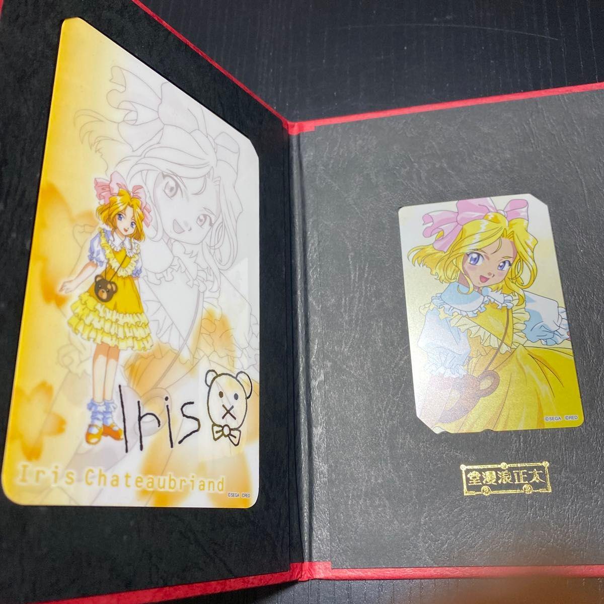Used Iris Sakura Wars mount with bromide telephone card telephone card Taisho Romando