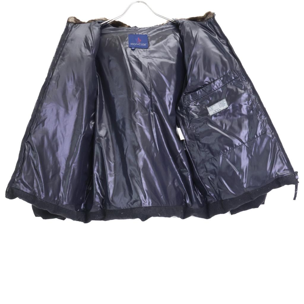 MONCLER 46323 Hoodie Down Jacket 0 Charcoal grayUsed
