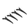 4pcs Root Lifting Clips No Crease Hair Clips for Instant Voluminous Crown Blow Drying Styling Black