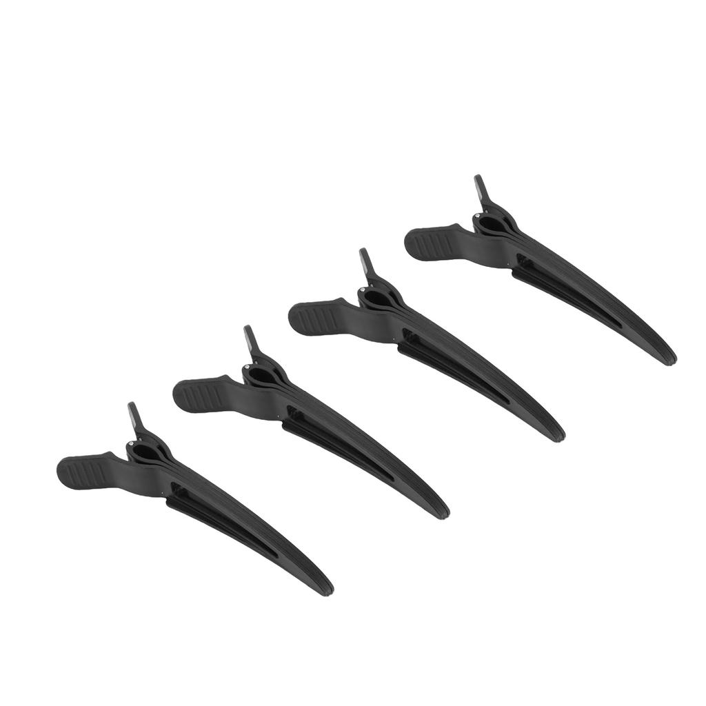 4pcs Root Lifting Clips No Crease Hair Clips for Instant Voluminous Crown Blow Drying Styling Black