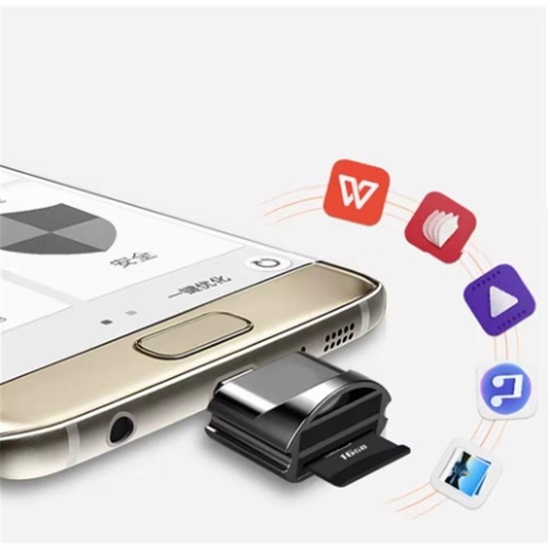 Type C To Micro-SD TF Adapter OTG Card Reader Mini Card Reader Smart Memory Card Reader For Phone Laptop