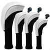 4 Pieces Golf Wood Cover Guarding LongRange Headcover Driver for Golfers