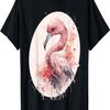 Pink Flamingo  Cherry Blossom Sakura T-Shirt