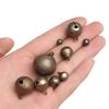 10pcs Crafts Christmas Tree Ornaments Handmade Necklace Copper Jingle Bells Small Bell Campanula Accessories Retro Bronze
