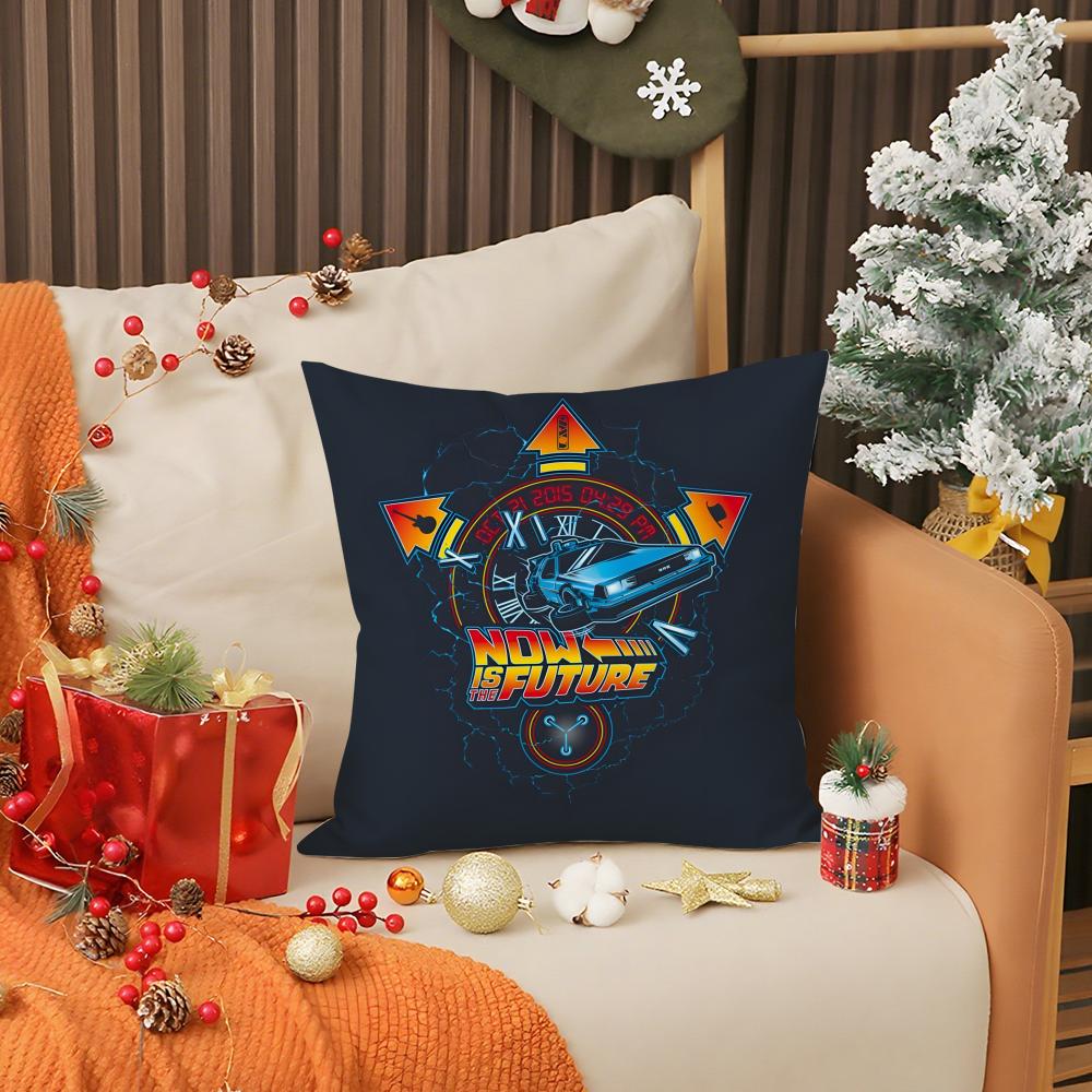 Science Movie B-Back To The Future Pillow Case Printing Pillowcase Living Room Sofa Cushion Cover Bedroom Room Decor