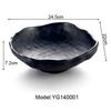 Imitation Porcelain Frost Melamine Dinnerware Oval Bowl Japanese Restaurant Chaos Big Bowl A5 Melamine Bowls Melamine Tableware