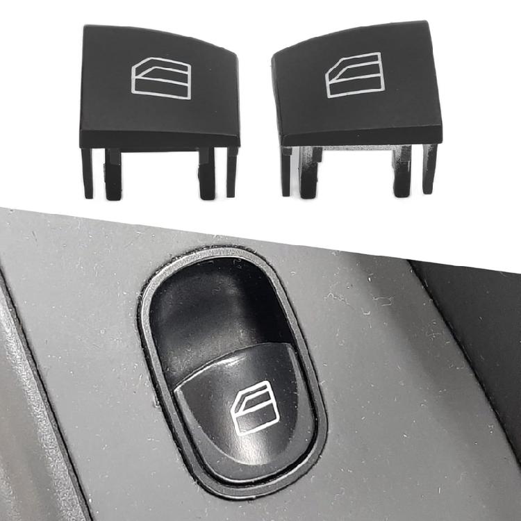 Reliable Efficient Car Power Window Switch Repair Button Caps Suitable for W164 X164 2518300290 2518300390 2518300590 2x