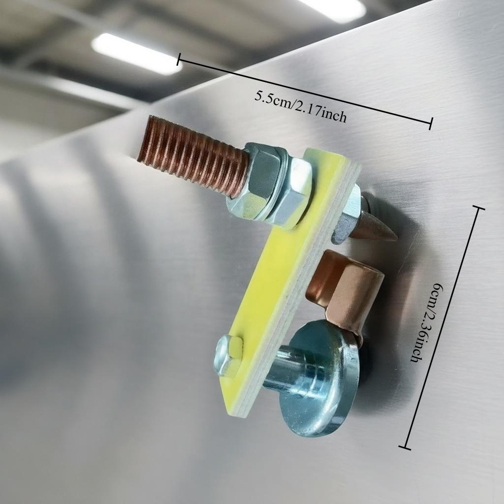 Schweißstütze für Metallplatten: Magnetische Erdungsklemme und Magnetkopfwerkzeug für Metallbearbeitungszubehör