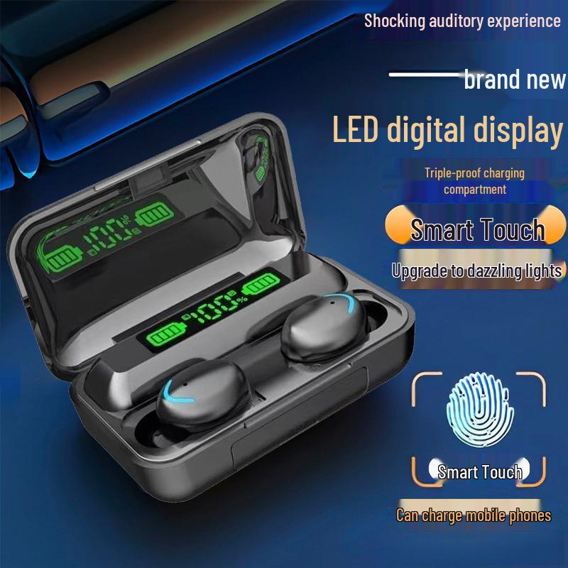 F9-5 True Wireless Noise-Cancelling Bluetooth Earbuds with High Sound Quality and Extended Battery Life for Men and Women