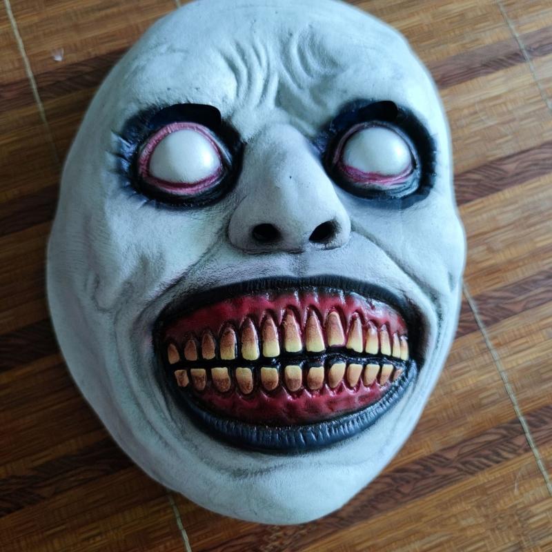 High Detail Horror Latex Costume Mask Halloween Party Props  Escape Room Accessory Comfortable Skin Friendly Sustainable