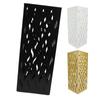Entryway Umbrella Stand Rain Umbrella Organizer Metal Structure Compact Size Hollow Design Rustproof Coating for Public Places