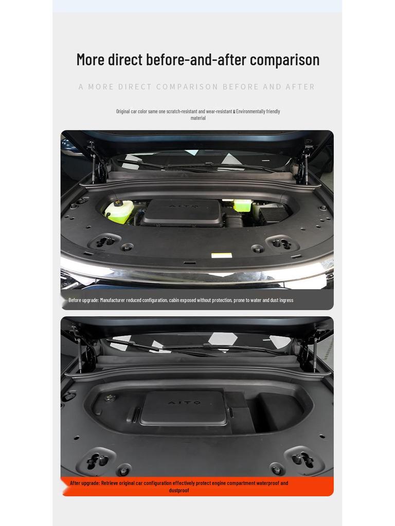 AITO Wenjie M8 Engine Compartment Protection Cover - Front Modification Exterior Accessory