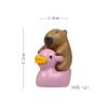 Pvc Capybara Duck Cartoon Figures Mini Garden Statues For Home Office Decor