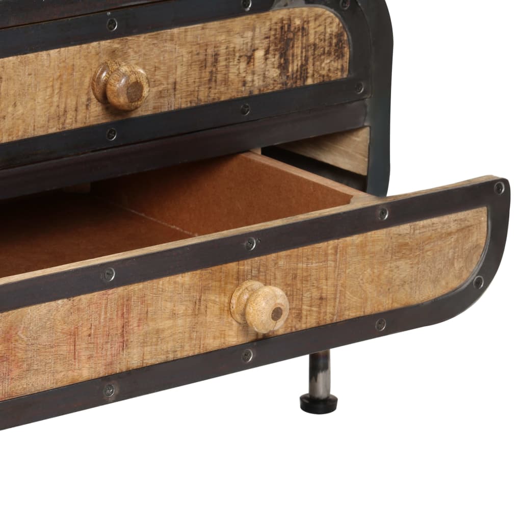 Coffee Table 100 X 50 X 35 Cm Solid Mango Wood