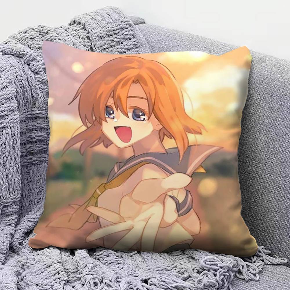 When They Cry - Higurashi Anime Girl Pillow Covers, Home Sofa Cushion Covers And Aecorative Custom