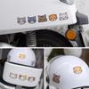 Selbstklebende Motorradhelm-Aufkleber, Elektroauto-Dekoration.