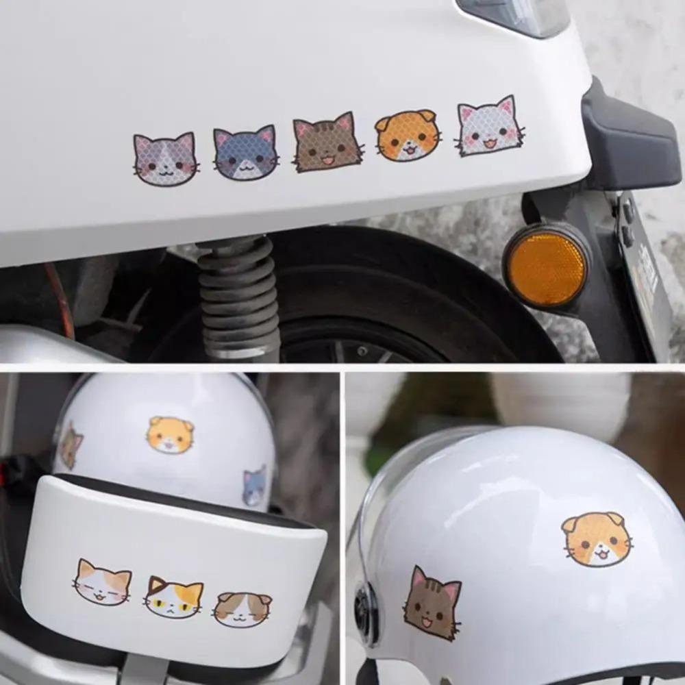 Selbstklebende Motorradhelm-Aufkleber, Elektroauto-Dekoration.