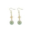 Chinese Knot Retro Pearl Ear Hooks Hanfu National Tide Highgrade Pearl Ear Drops Tassel Pendants Ear
