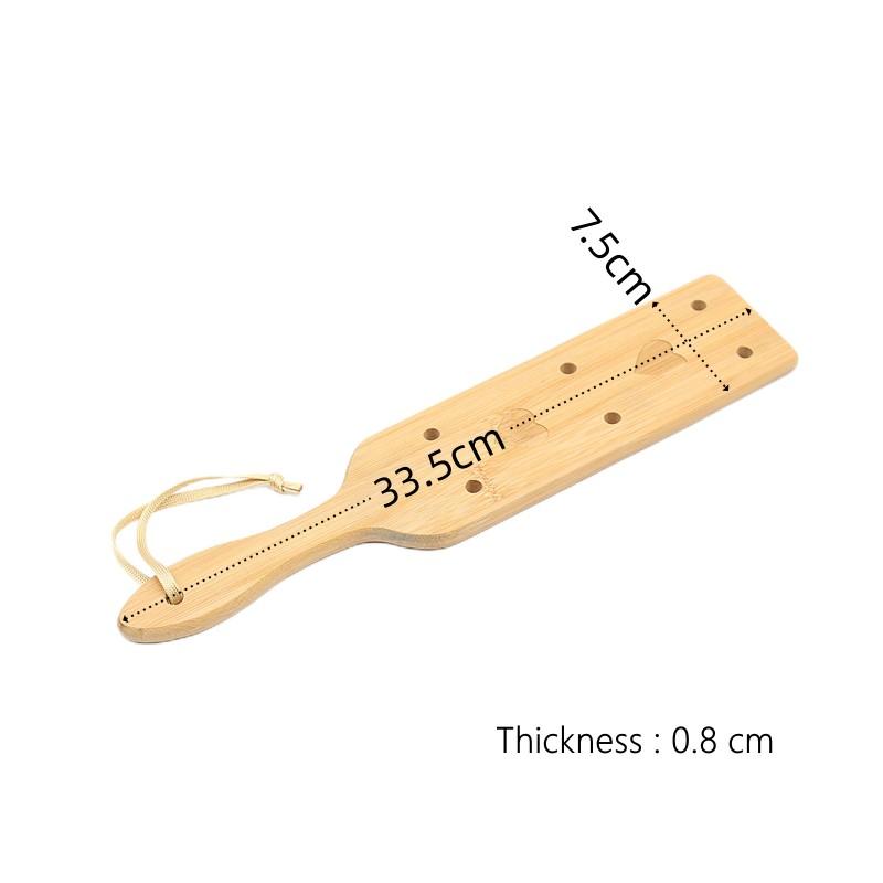 BDSM Spanking Toys with Smooth Surface Light Play Bamboo Wood Paddle Whip for Fetish Flogger Slave Fantasy Adult Erotic Sex