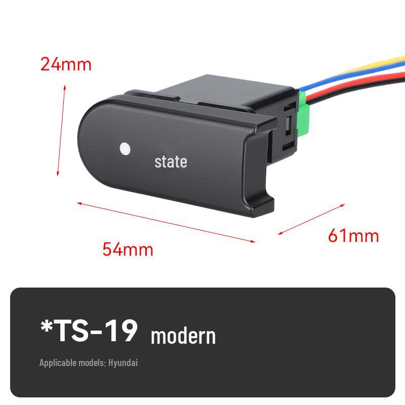 Universal Car Fog Light Switch for Toyota, Honda, Nissan, Renault, Mitsubishi, Isuzu, Hyundai - Button & Modification Compatible