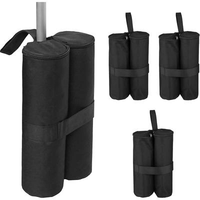 4 Sätze Pavillon Sandsäcke, Pavillongewichte mit befüllbarem Wasser, Ersatzsandsäcke für Pavillons aus 600D Oxford-Gewebe für jedes Pop-Up-Zelt