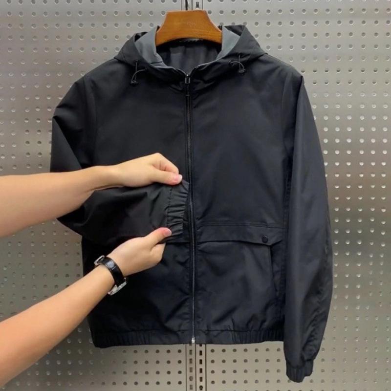 Men's Casual Hooded Jacket - American Style, Spring/Autumn Fashion