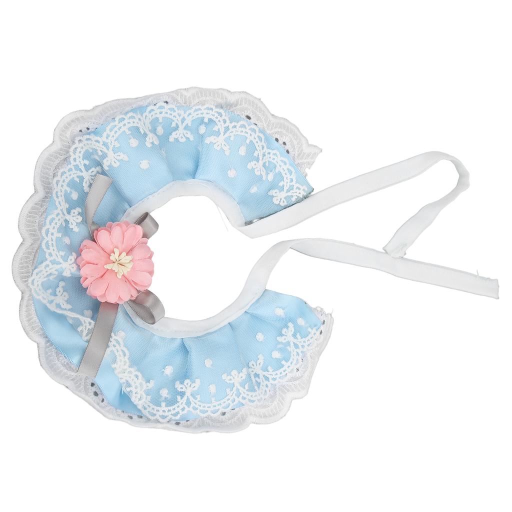 Cat Lace Scarf Breathable Soft and Comfortable Cute Lace Princess Pet Saliva Towel for Small Medium